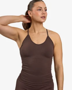 Seamless Singlet, Mocha