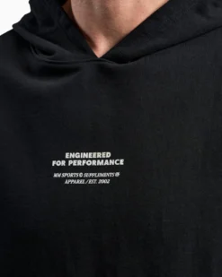 Sleeveless Hoodie, Black