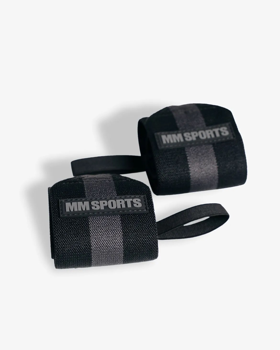 Wrist Wraps High, Black/Grey